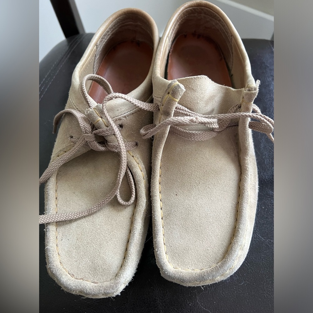 Clark Wallabee suede shoes